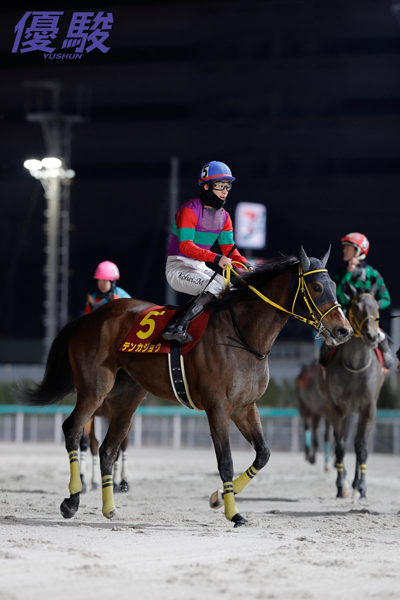 第72回 #クイーン賞 (4歳以上牝)は57kgを背負った #テンカジョウ が7