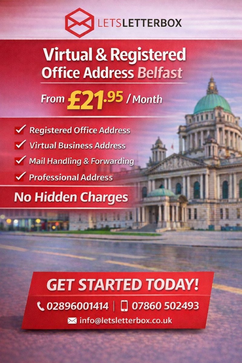 LetsLetterbox's tweet photo. Virtual office services in Belfast  

#company #Virtual #office #Belfast https://t.co/9cpKazMNeg