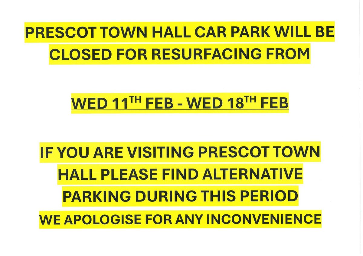Prescot Town Council tweet media