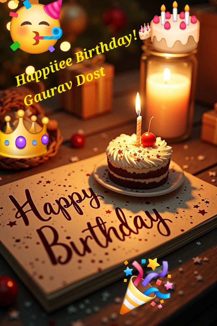 Happiiee Birthday 🎂 Dear Dost <a href="/panjetagaurav68/">रद्दी शायर 💔 😞</a>  हमेशा खुश रहो .😊