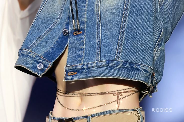 Woozi and me getting waist chains ✨