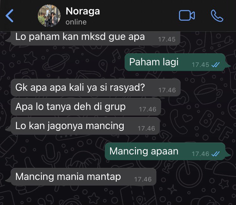 ean apa lo ga merasa familier sama kalimatnya kaji