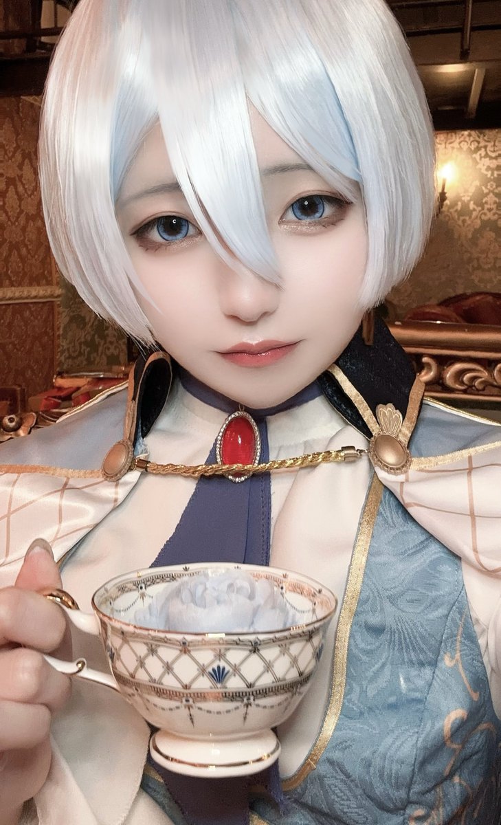 有栖WD🎼やっと会えて嬉しかった❣️ 「今日は☕️の髪を参考に