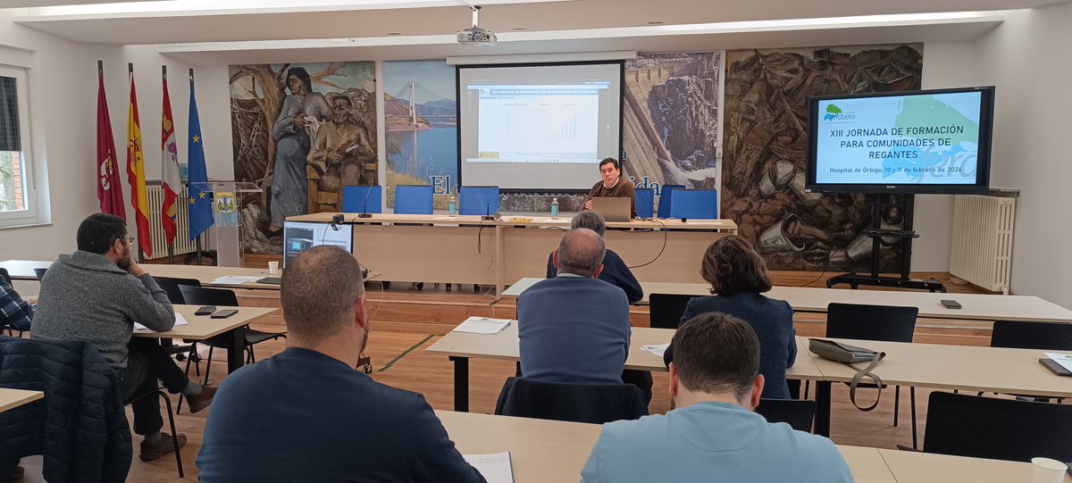 As_Ferduero's tweet photo. 5ª Ponencia: Aplicación de la norma de Telecontrol UNE 318002 de Interoperabilidad en las obras de modernización de @SEIASA_OFICIAL , presentada por D. José Ángel Hernández Redondo, Subdirector de obras y explotación de SEIASA https://t.co/tNMyPcNblh