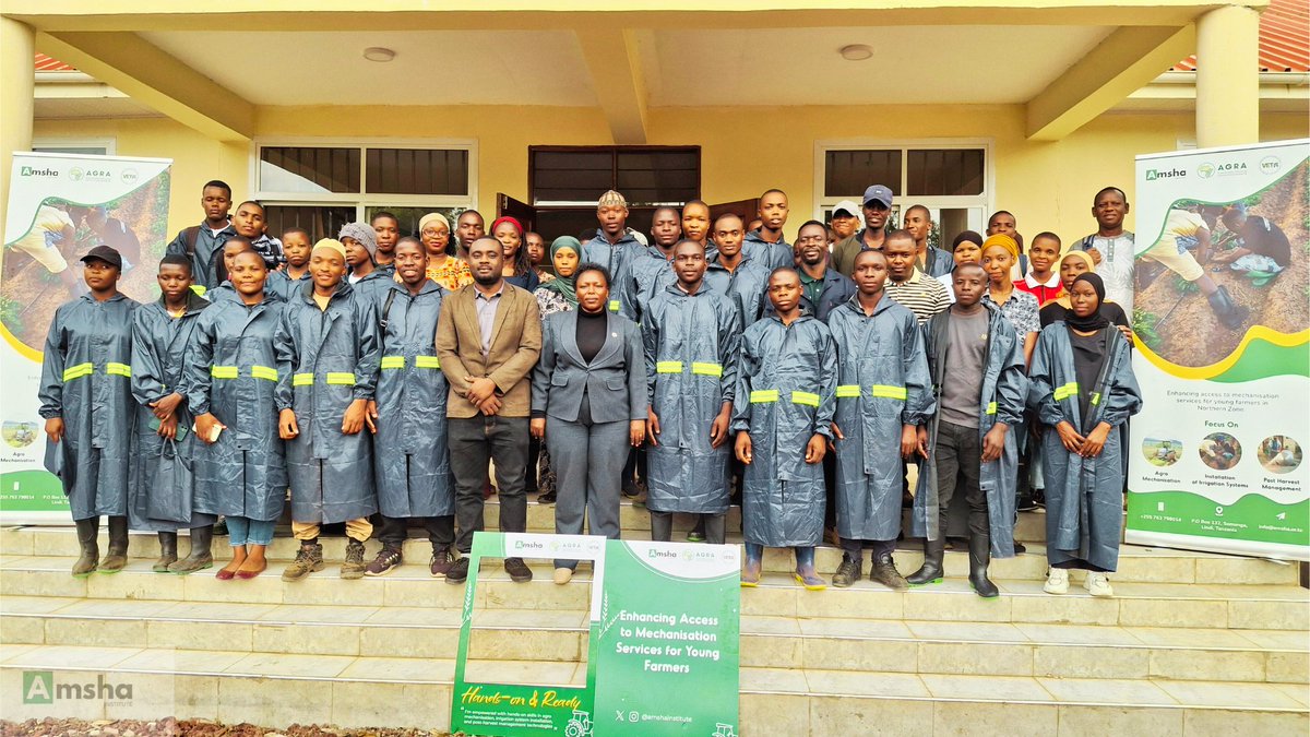 AmshaInstitute's tweet photo. 📢 Training Update
The Irrigation Technology cohort has successfully completed their training. The Agro-Mechanization group will finish by 20 Feb 2026.
Applications for Batch 2 (starting 8 March 2026) are now open.
Apply here: https://t.co/8mtmSkdkK0 https://t.co/LJ2ILoRJJ5