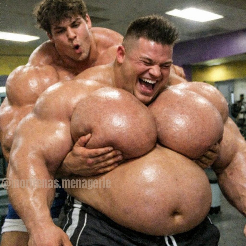 Dude, what the fuck! These are growing out of control!

#bigpecs #gymbuddies #shirtlessguys #muscle
