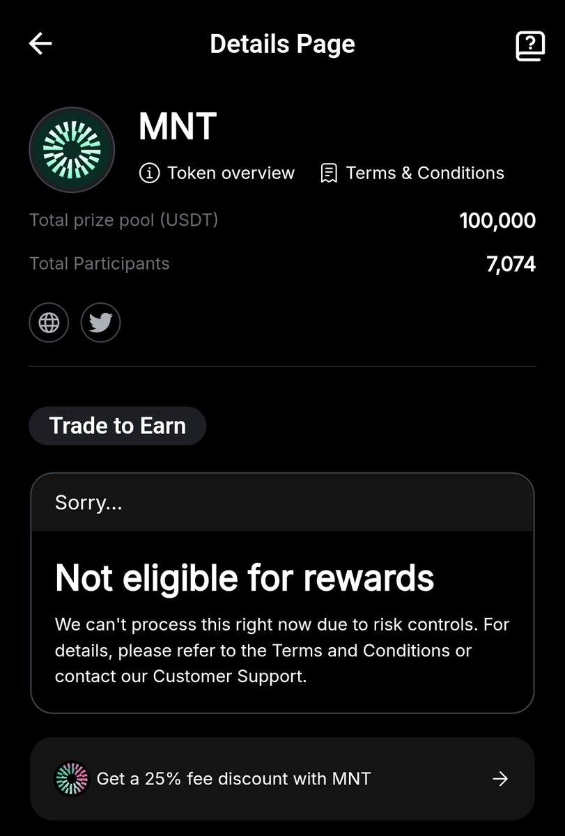 0xZ3ros's tweet photo. ⚠️@Bybit_Official is Scamming Users!

First of all  which dex or alpha platform charges this much fee you guys charged 30$ Usdt while trading MNT in alpha for around 2.5k $ Volume I stayed quite,
 but now when I checked my reward today it was barely 23$ Usdt before buy now after event end you guys did the worst shit even happen to me page shows ' not eligible '😕

Wtf is this guy's you guys are scamming users now 
Yesterday on bybit I also suffered a loss of 47$ Usdt for providing liquidity in mnt usdc byreal pool not for price down but for service fee charge 
Who the fk charges this much for 2k$ liquidity 

+ You showed us 1000+% with 50$ daily apr but it hardly gae 2$ after a whole day
@benbybit
How much greedy you become now
Pls Don't become next ftx 

Return my reward even it's lower than my fee spend but at least I was expecting something, not this shitty not eligible 

@Alpha_Bybit #Bybit #Scam