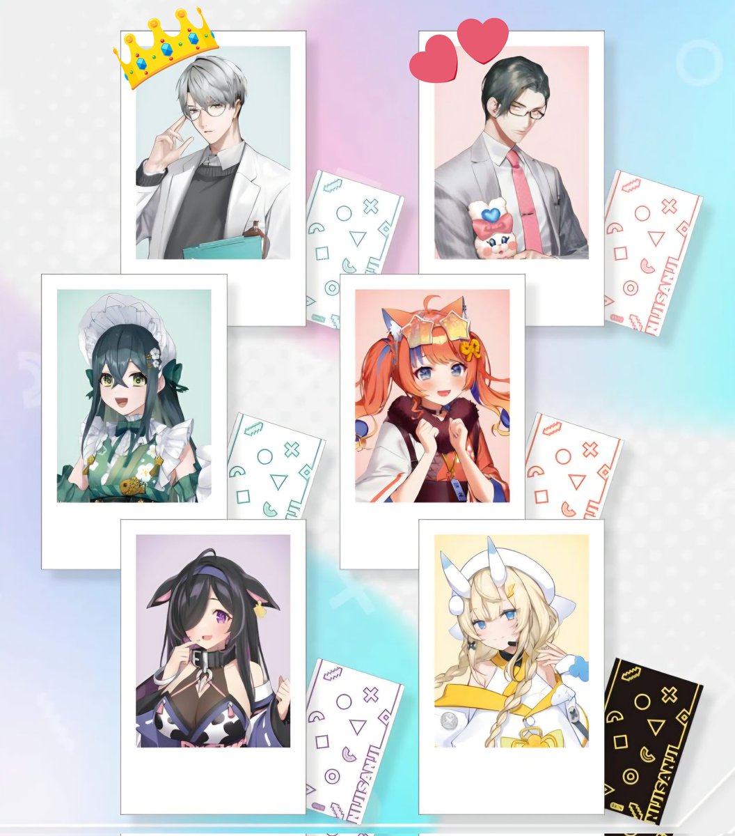 71shirokarasu's tweet photo. にじさんじ　Standard Goods Vol.7　ランダムチェキ風カード　Aグループ
【交換】
譲）画像1
求）画像2　👑最優先＞＞＞💕

郵送交換のみとなります
お気軽にコメントください https://t.co/G7GDf1A6GM