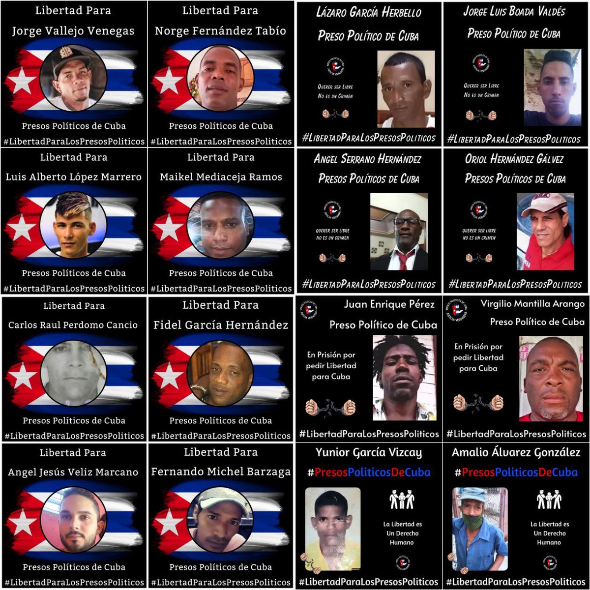 Que todos sepan que en Cuba hay más de mil presos políticos 
#Twittazos
#PresosDeCastro 
#LibertadParaLosPresosPolíticos