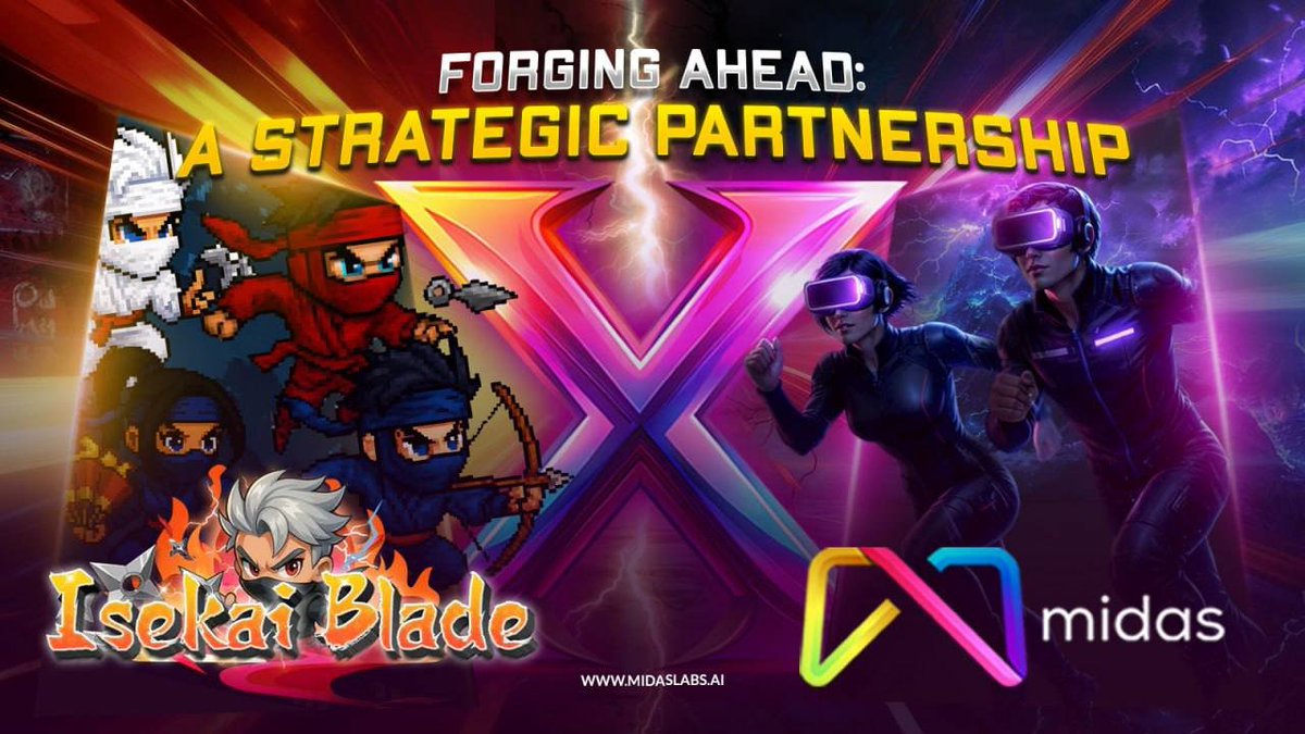 Midas x <a href="/isekaiblade/">Isekai Blade ⛩️</a> 

Today, we are joining forces with Isekai Blade, a 2D MMORPG Pixel game bringing new on-chain gaming experiences to players.

This partnership brings shared goals in blockchain gaming, NFT ownership, and community growth together under one vision.

Isekai
