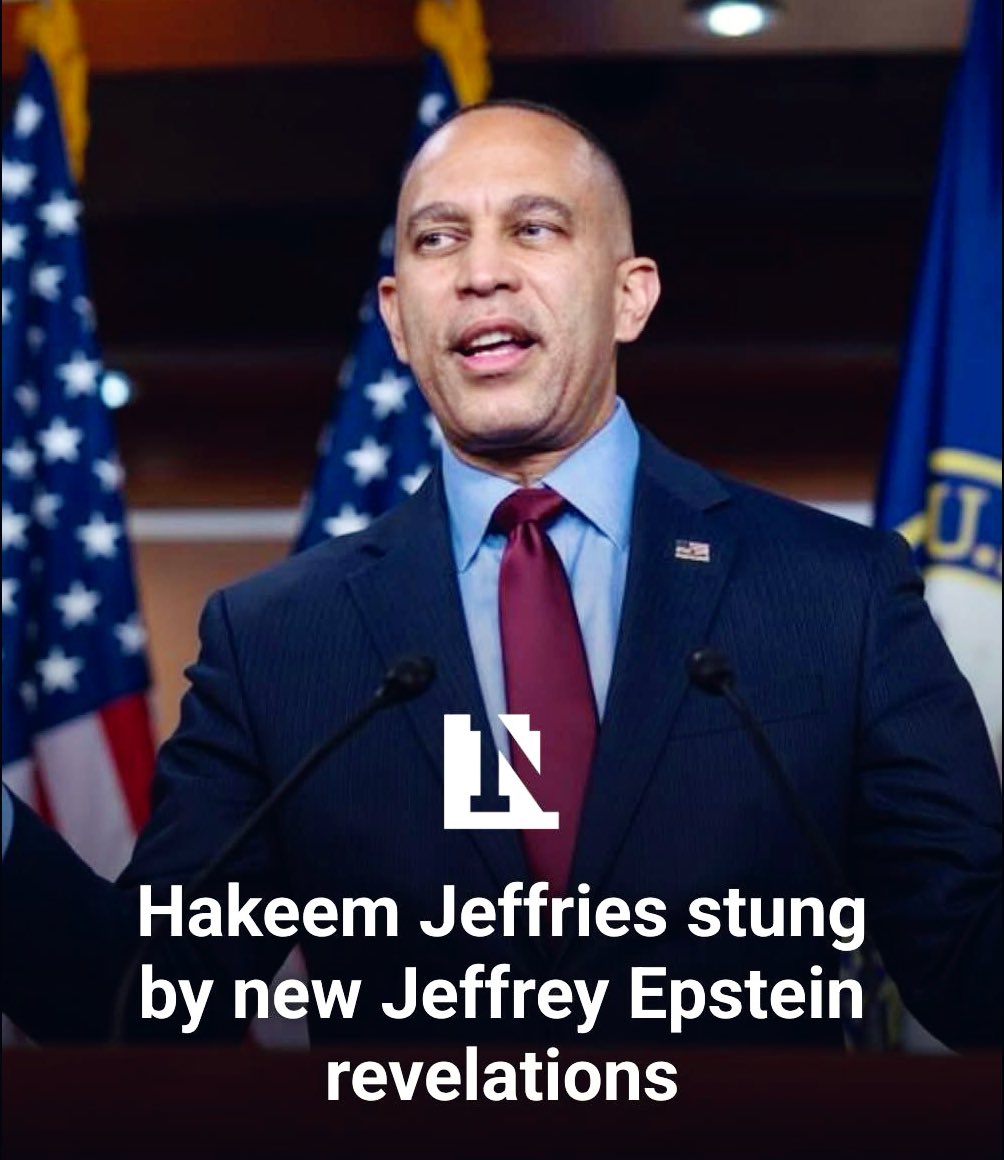 ProudSocialist's tweet image. JUST IN: Hakeem Jeffries is in the Epstein files. Democratic party fundraisers invited Jeffrey Epstein to a private meeting with Jeffries in 2013 to try to raise money from the child sex trafficker. As we’ve been saying all along both parties &amp;amp; the entire system are irredeemable.