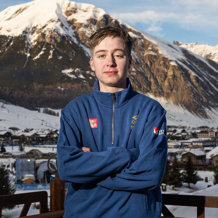 poponze's tweet photo. Elis Lundholm, que representa a equipe da Suécia, fez HISTÓRIA ao ser o primeiro homem transgênero a competir nas Olimpíadas de Inverno. https://t.co/gTrmMUKNvT