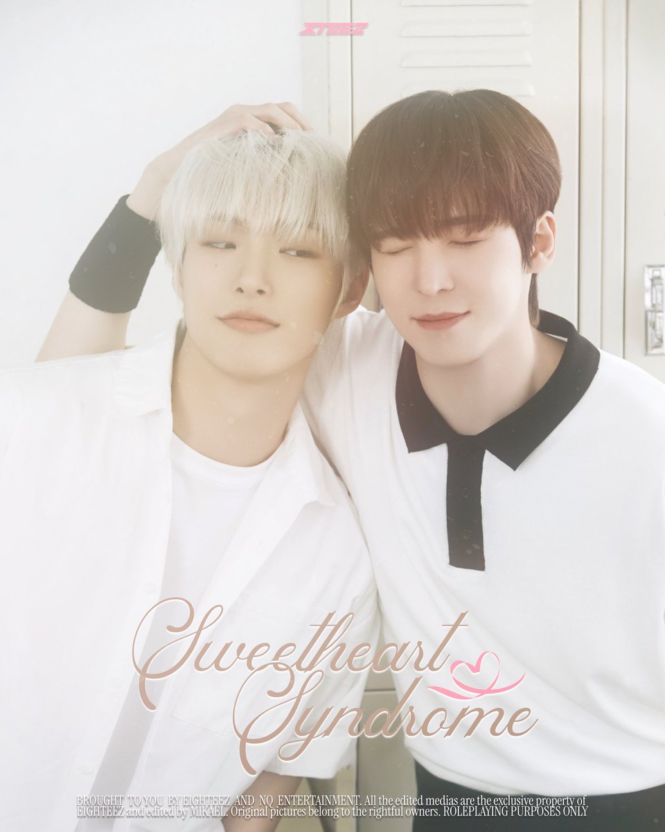 ᅠ
ᅠ
Leaning close, sharing the quiet,
言葉はいらない距離。
Just warmth, just now,
この瞬間が、恋みたい。

𝗠𝗶𝗸𝗮𝗲𝗹 &amp; 𝗬𝗼𝗿𝘂

#EIGHTEEZ #SWEETHEARTSYNDROME
#MIKAEL #YORU 
ᅠ
ᅠ