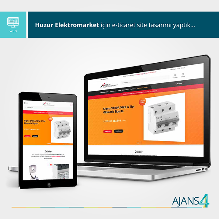 ajans4com's tweet photo. Huzur Elektromarket için mobil uyumlu bir e-ticaret sitesi hazırladık.
https://t.co/2bvE1PCQyT
#webtasarım #websitetasarımı #website #webdesign #web #tasarım #design #responsive #eticaret #ecommerce #seo https://t.co/1oj1lNy6Tl