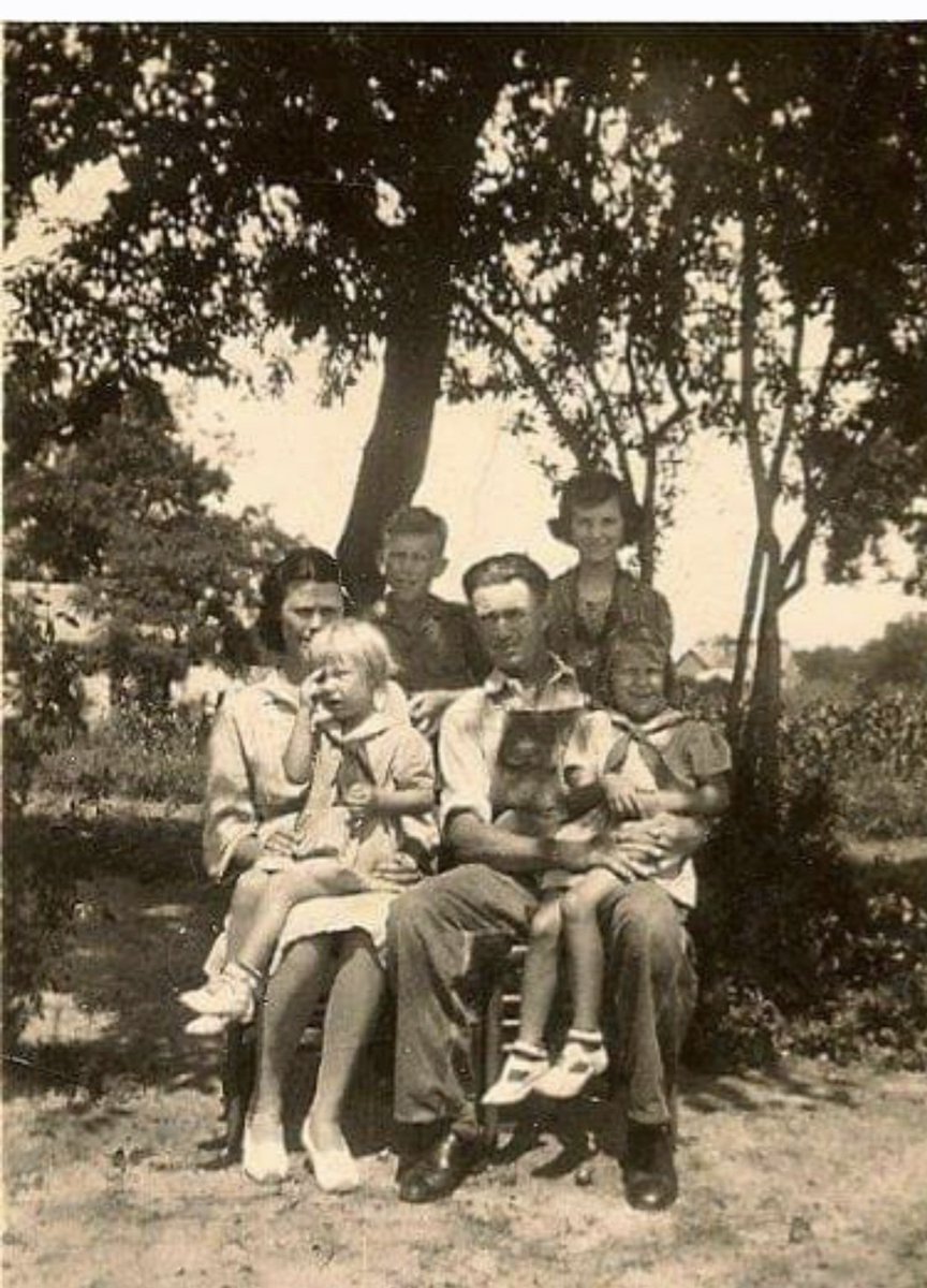 My Grandparents both retired from a cotton mill.  This photo right here is when they were young, half their kids weren't born yet.  My momma isn't in this and she was 2nd to the youngest of 9.  All of Grannys kids worked the cotton mill at some point.  The boys joined the