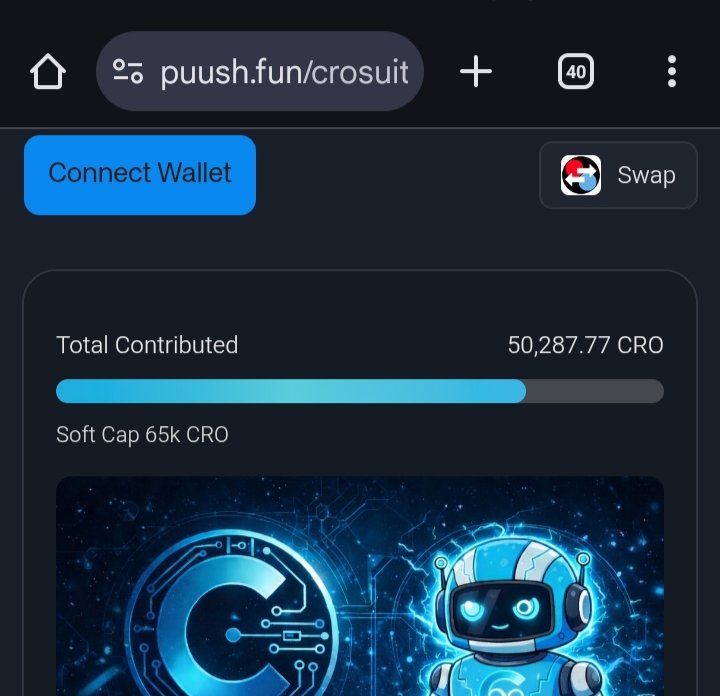 🚨 50K CRO RAISED! 🚨
Massive respect to the unstoppable #CROFAM 💎
Just 15K CRO MORE to smash the soft cap 🚀
We’re too close to slow down  LET’S GO! 🔥🔥 #cro