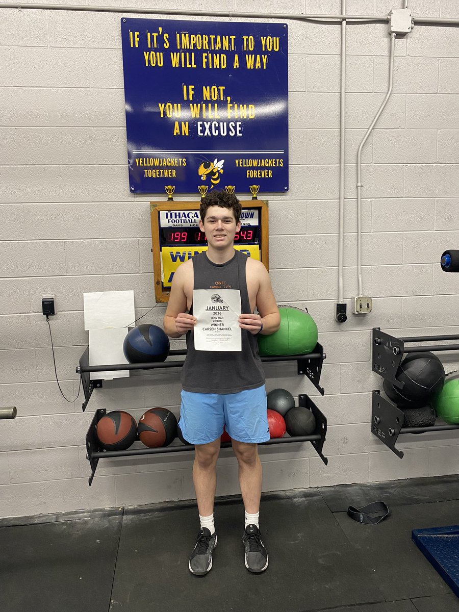 Ithaca Yellowjacket Football tweet media