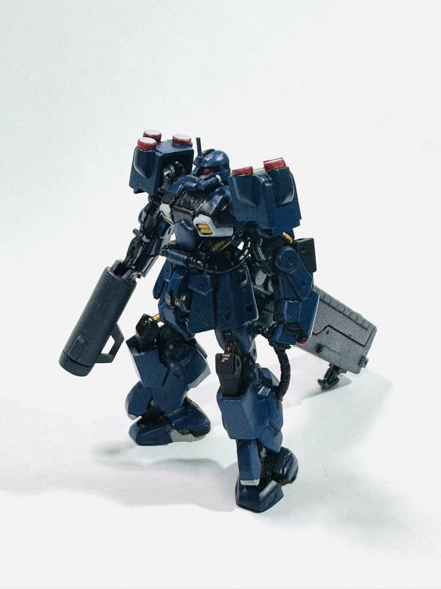 dr_1968's tweet photo. 小改造とか色違いとか
 #私はこういう模型を作っています
#ガンダムアーティファクト https://t.co/IdMS8LktSz