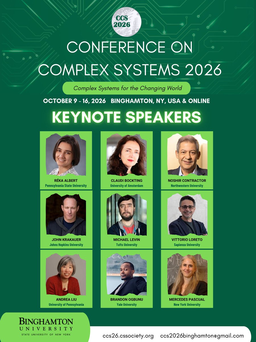 Conference on Complex Systems tweet media