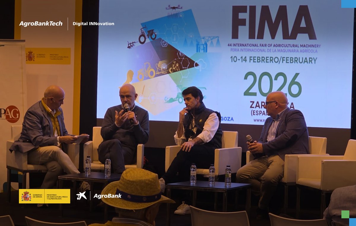 btotech_'s tweet image. Continuamos con la mesa Robótica y Automatización Disruptiva.

Startups como #Enoengineering, #Zetrac y #Voltrac muestran sus soluciones más innovadoras, junto a la visión de John Deere, líder en tecnología agrícola.  

#AgroBankTech #AgrobankCaixabank

@fima_agricola