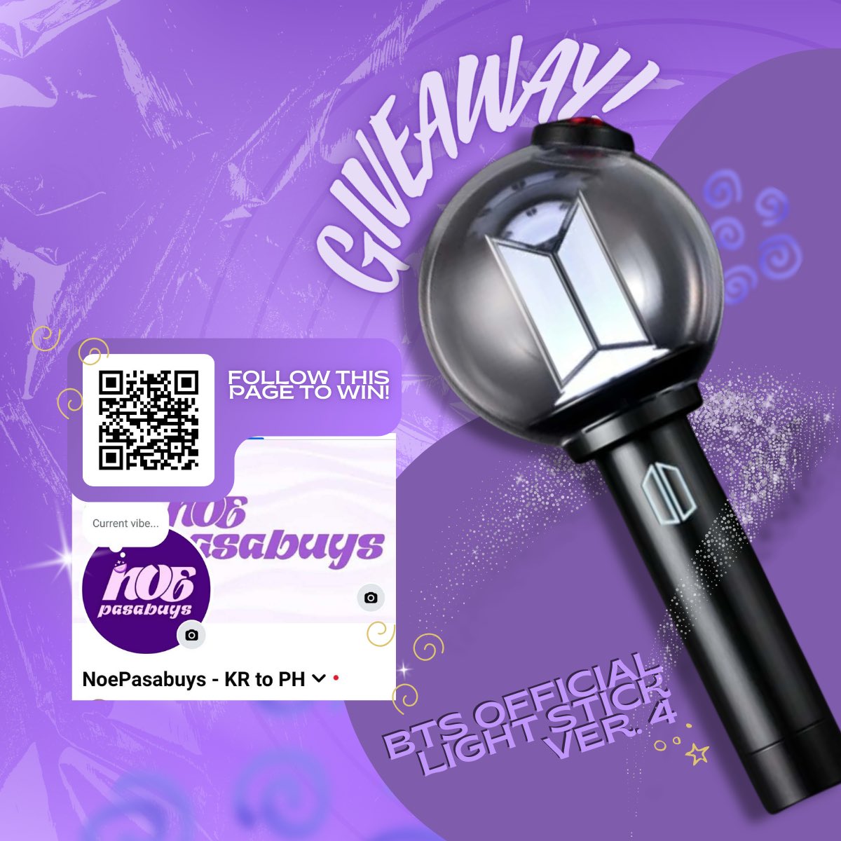 NoePasabuys's tweet image. 🎁 GIVEAWAY! 🎁

🎉 Get a chance to win an ARMY BOMB V4

💜 Like and follow our Facebook page facebook.com/share/189Dc7y1…

💜 RT and comment your proof that you followed the mechanics 

📌 Winner will be announced on our Facebook page
📌 open worldwide (PH free sf, international army…