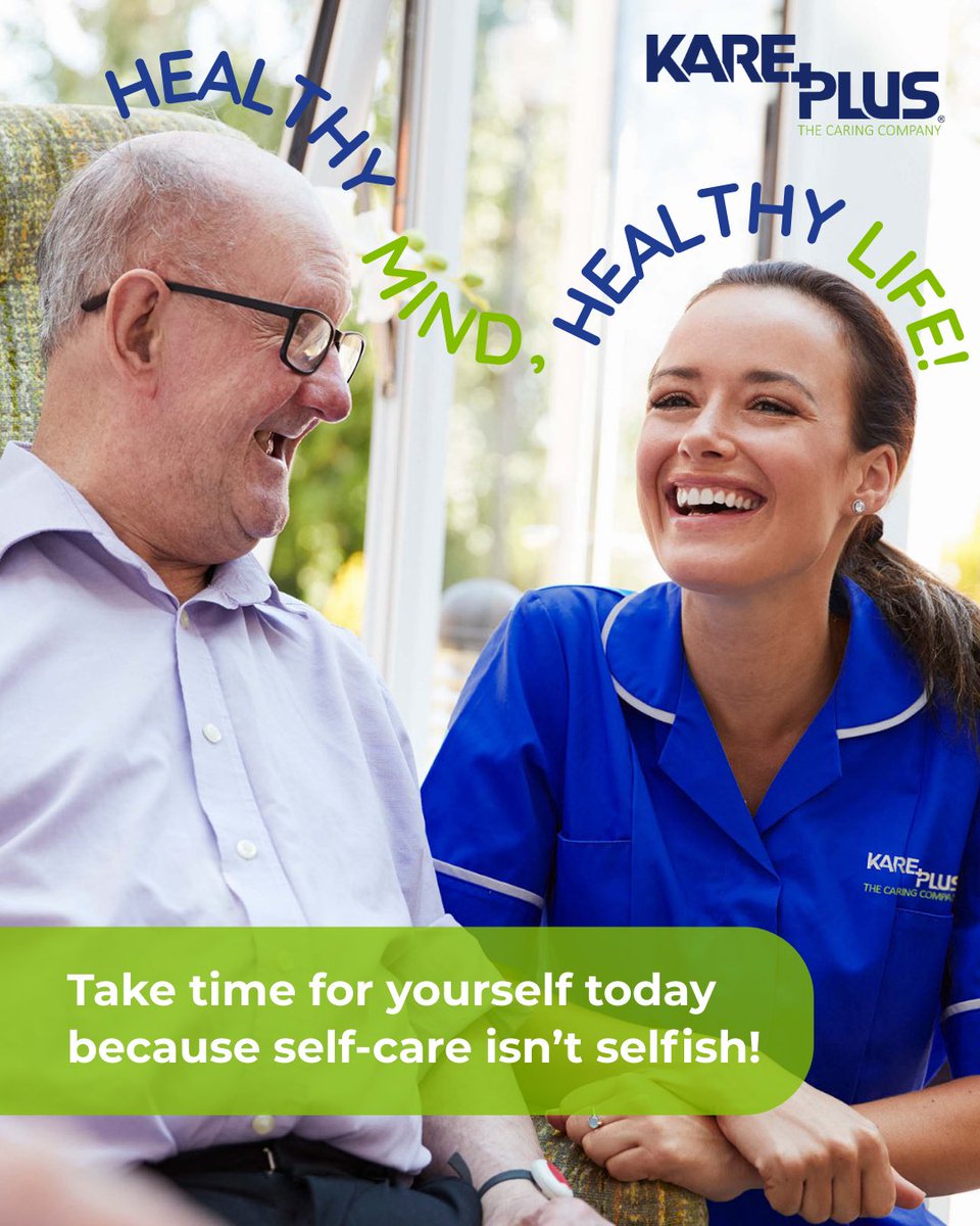 A healthier mind leads to a healthier life. 💚

At Kare Plus, we’re here to support wellbeing every step of the way, because taking care of yourself is just as important as caring for others!

#KarePlus #WellbeingMatters #HealthyMindHealthyLife #SelfCareEveryday