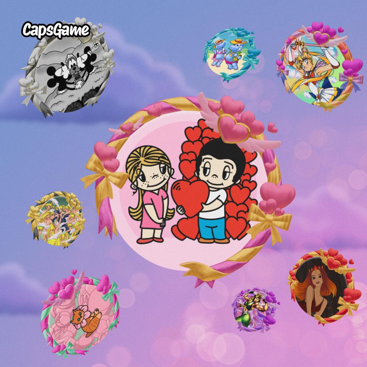 💖 Love Is in the Air 💖

Our Valentine’s Event starts tomorrow!

💌 Tap the festive icon, meet Amour &amp; his helpers, and donate caps to earn tickets.
🎟 Spend tickets in Amour’s shop.
🏆 Top 50 players (by caps donated) get an exclusive event frame + Ton Is packs!
📆 Feb 12 (0:00