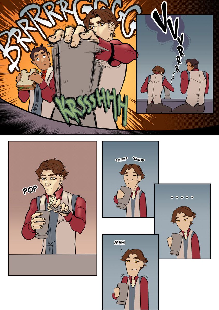 "Breaktime" a short jayvik comic part of the Day in the life of scientists series. [1/2]