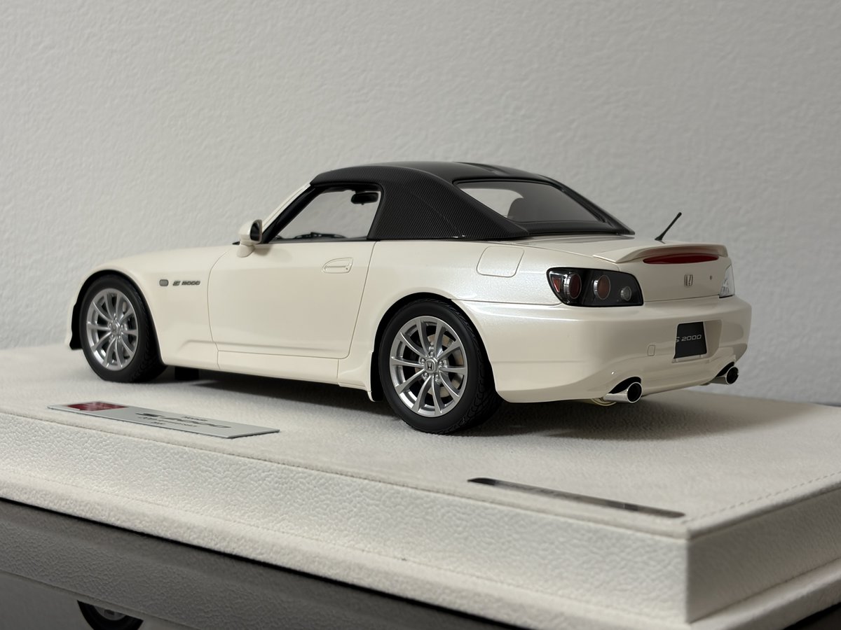 EIDOLON 1/18 ホンダ S2000 20thアニバーサリー (AP2) 2020 プラチナム