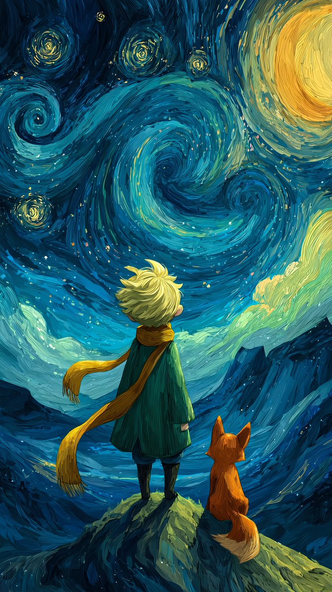 Little prince and his dog 🐕