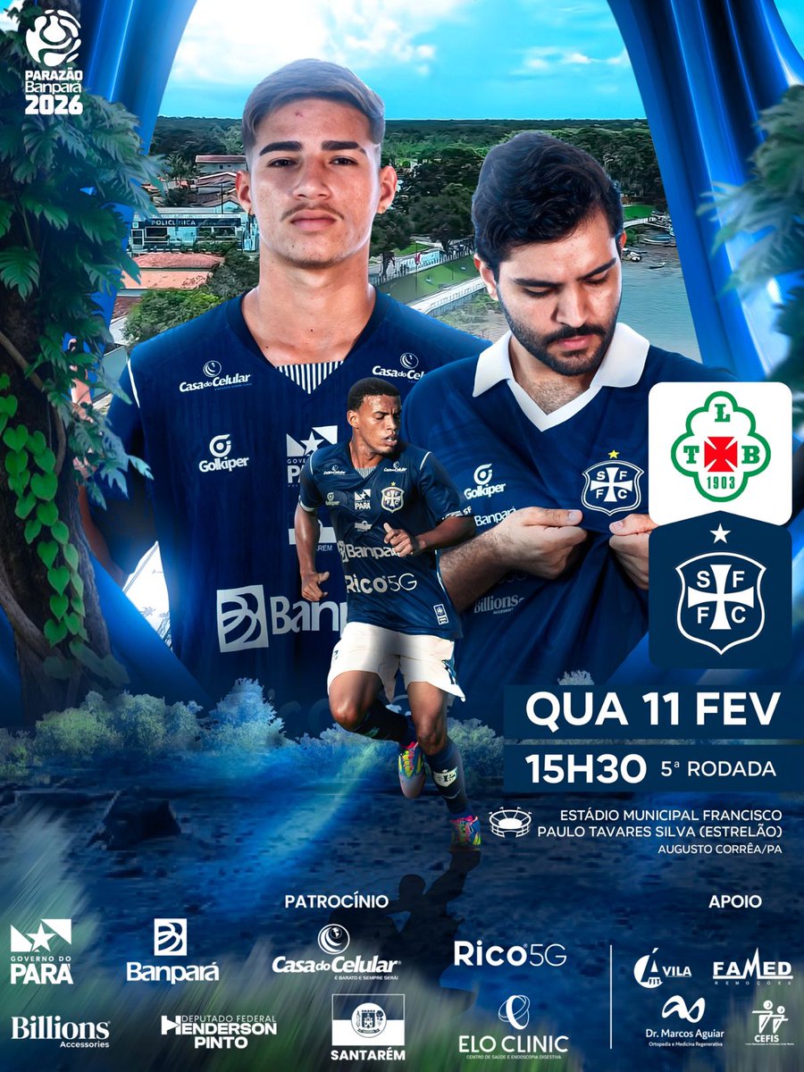 HOJE É DIA DE LEÃO!
É um desafio, fora de casa, mas quem veste esta camisa não desiste e luta até o fim. Vamos juntos, torcida azulina.
#ParazãoBanpará2026 #LeãoDoTapajós