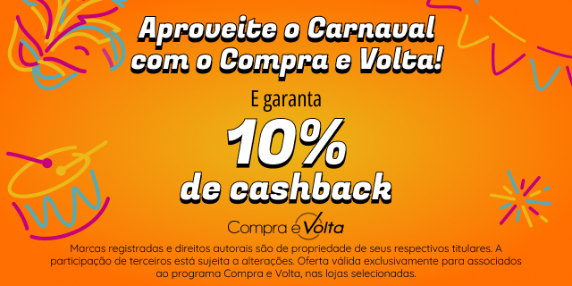compraevolta's tweet photo. Neste Carnaval, roupas e acessórios com no mínimo 10% de cashback. No #ShoppingCompraeVolta você encontra +330 lojas com ofertas exclusivas para associados. https://t.co/Iqx5oLcGGc