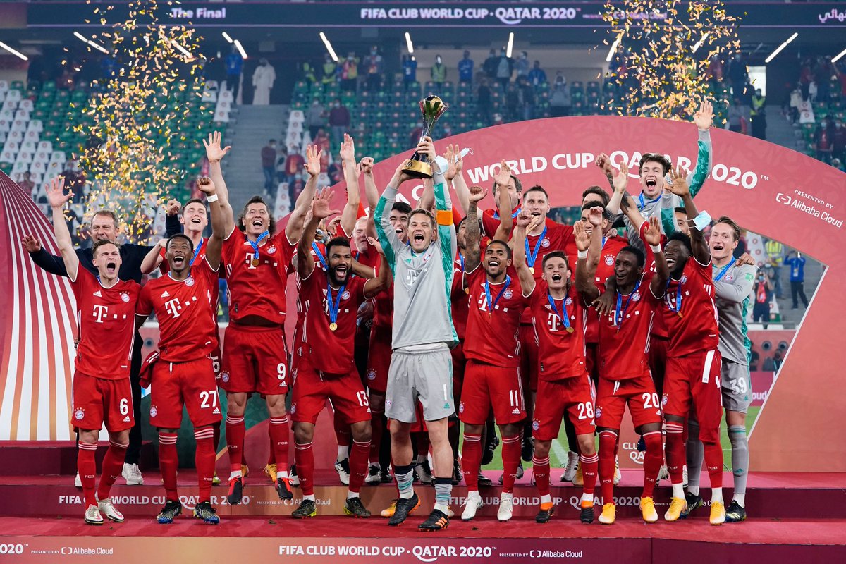 FCBayernEN's tweet photo. 𝐅𝐈𝐅𝐀 𝐂𝐥𝐮𝐛 𝐖𝐨𝐫𝐥𝐝 𝐂𝐮𝐩 𝐂𝐡𝐚𝐦𝐩𝐢𝐨𝐧𝐬 𝟐𝟎𝟐𝟎 🏆💫
Five years ago today, we won the final of the 2020 FIFA Club World Cup with a 1–0 victory over UANL Tigres! ❤️🤍 https://t.co/0i24uoUNC8