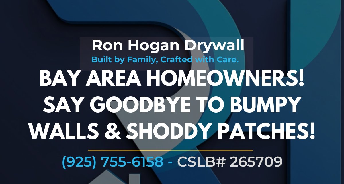 BayAreaDrywall's tweet image. 🚨Bay Area Homeowners!  Say goodbye to bumpy walls &amp;amp; shoddy patches! Trust Ron Hogan Drywall for premium drywall installation that elevates your home. Quick, precise, &amp;amp; proudly. FREE estimates await! Text or Call (925) 755-6158. ronhogandrywall.net/drywall-instal…

#DrywallExperts