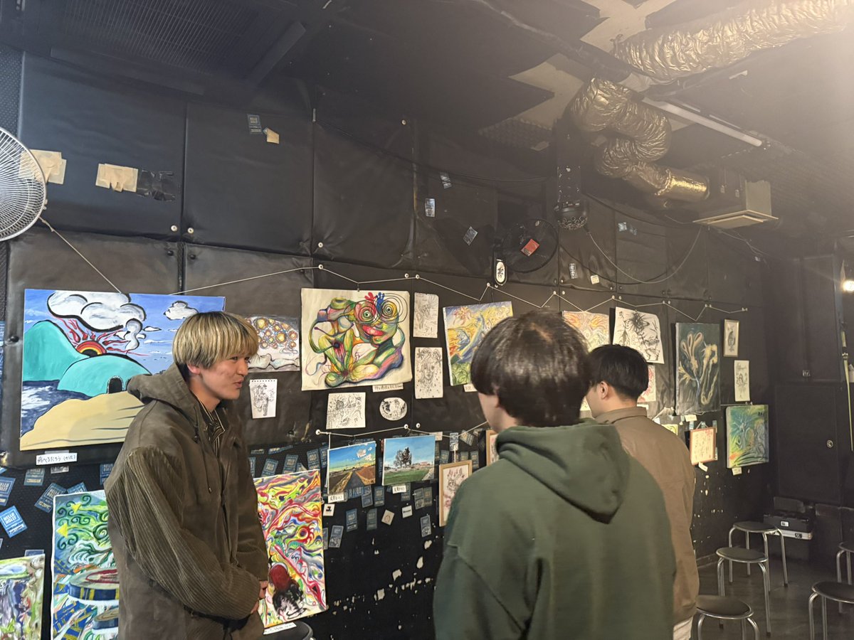 skylab_band's tweet photo. 2/11ハロードリーありがとうございました！
ライブハウスとギャラリーの融合型な素敵な一日でした！

1. I want your hand
2. 新鋼鉄のシャベル
3. Get back &amp; Sing a song
4. マルチバース
5. 朝が開いた

今月は2/22(日)にもハロードリーでやらせていただきます！
またよろしくおねがいします！ https://t.co/j9ZFWwP4Ge