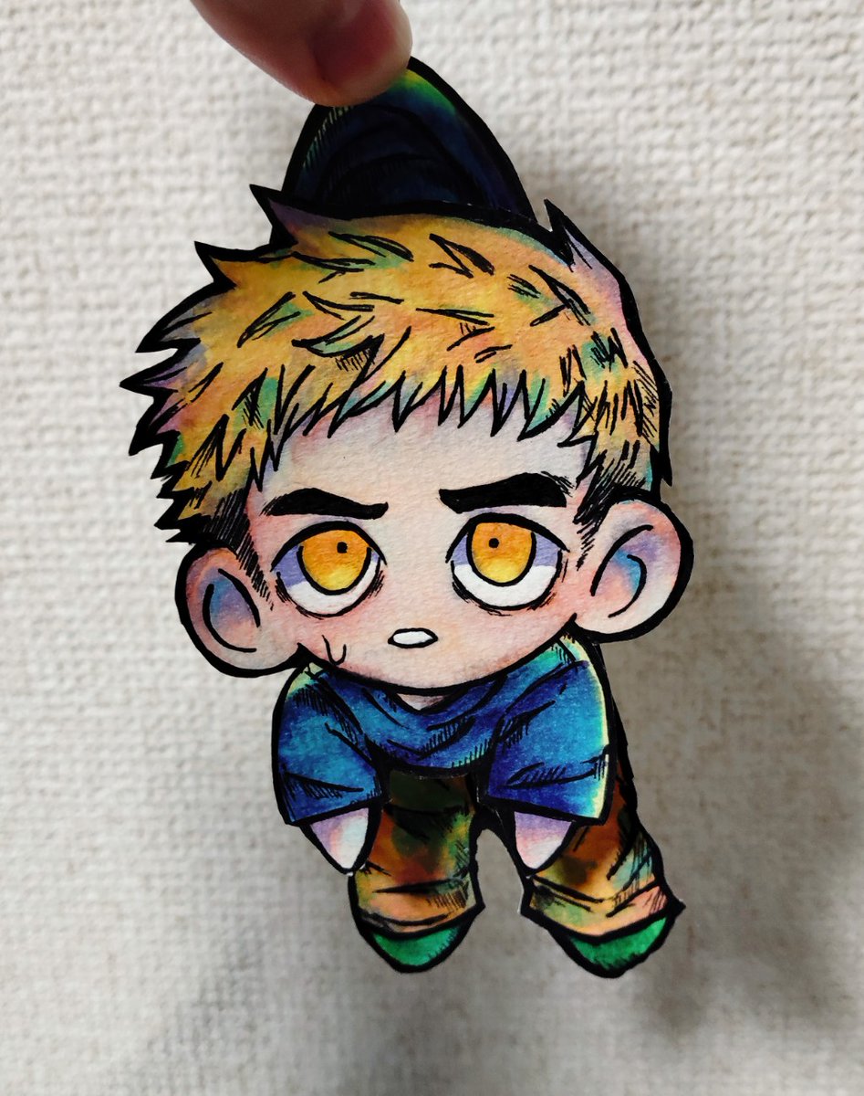 中野もできた！
髪の色むずかしい😓
#亜人