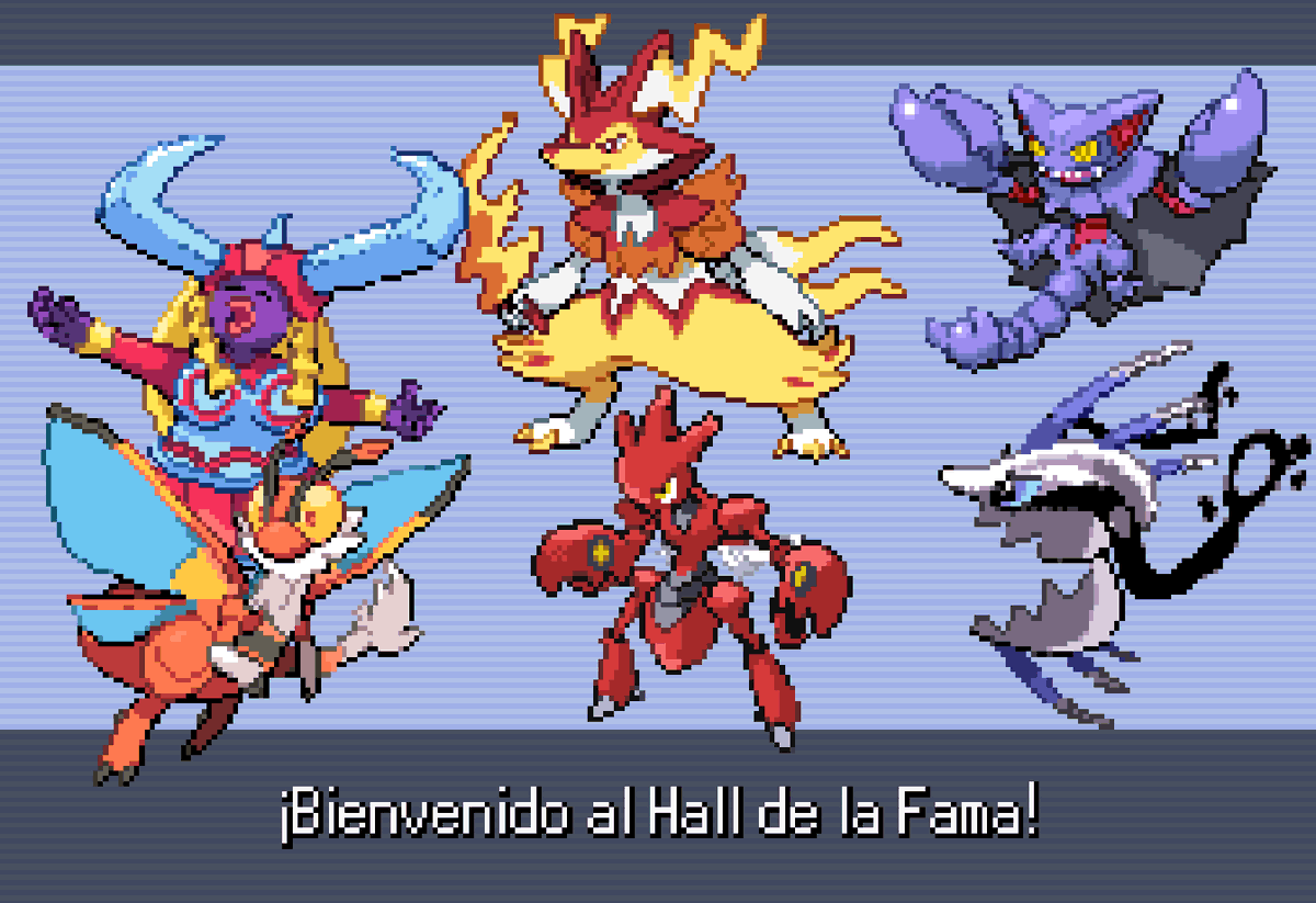 Ayer me pasé mi "run final de testeo" del Pokémon Z con este equipo y sobre todo quería comprobar si la liga y el boss final están balanceados para nuzlocke.

Creo que sí lo están, pero requieren de una buena preparación. Ya me daréis feedback a partir de mañana y ajustaré.
