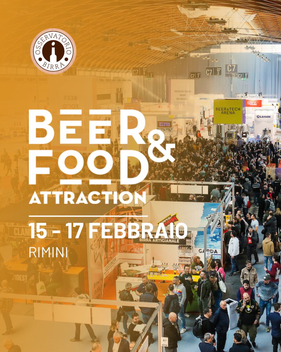 Rimini torna a essere la capitale del settore Out-of-Home con Beer &amp; Food Attraction.

L’evento è un osservatorio privilegiato per aziende e specialisti del settore, dove le birre incontrano l’innovazione gastronomica: dalle ultime tecnologie per la spillatura alle nuove