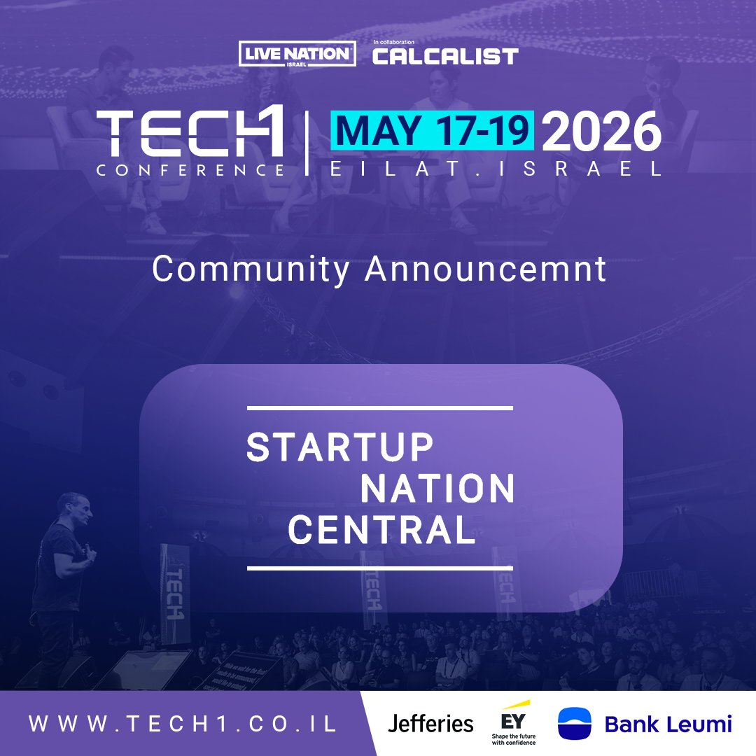 Startup Nation Central tweet media