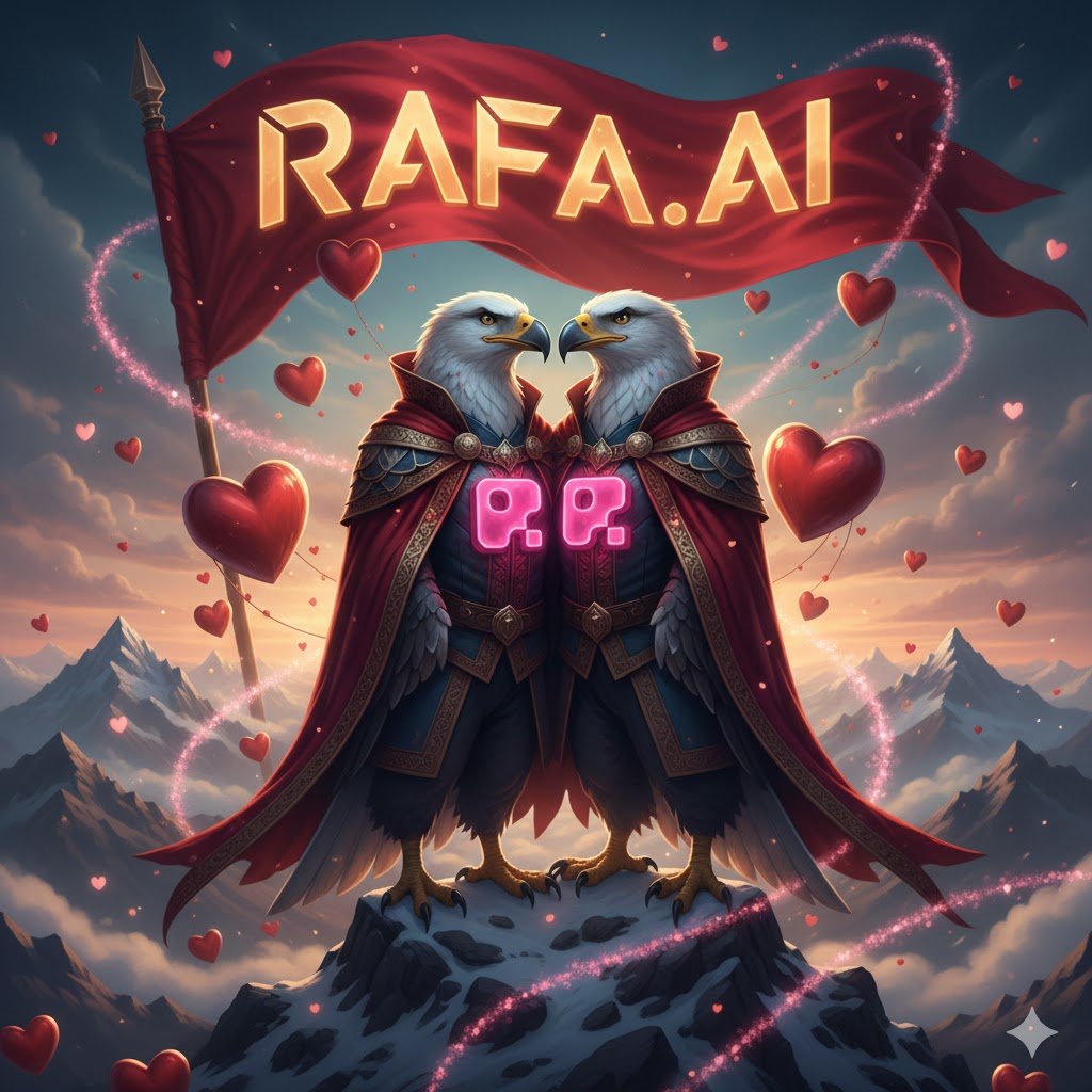🩷RAFA AI x Valentine’s Day(new Exclusive Badges)
🩷Share warm words
🩷let this Valentine’s Day be remembered 
🩷not only for hearts
🩷but for genuine emotions too.

🚩From February 10, 2026 to February 14, 2026

<a href="/RAFA_AI/">RAFA Finance</a>  <a href="/Metamorfozzz_/">Metamorfozzz</a>