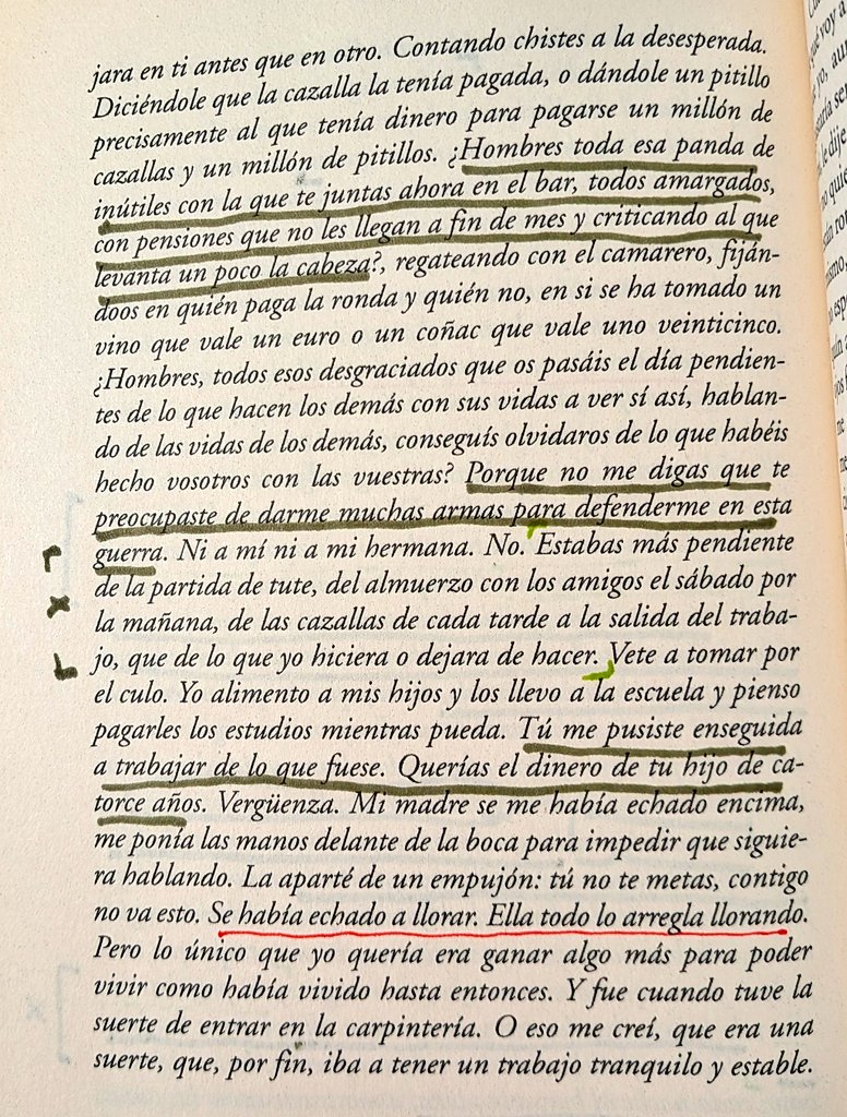 una patada en el estómago estas páginas de Chirbes