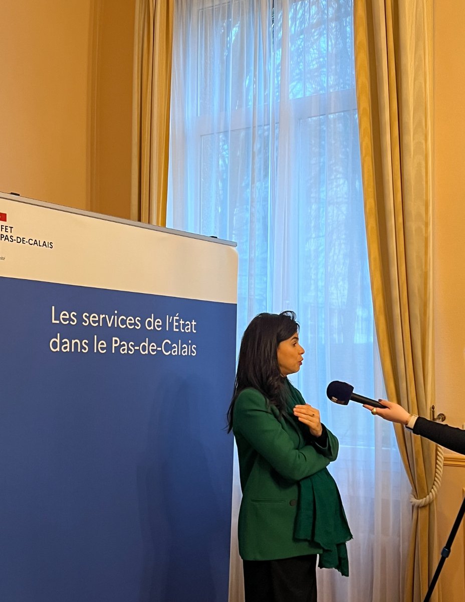 Image de Préfet Pas-de-Calais - #Sécurité
Ce mercredi matin, Jehane Bensedira, sous-préfète de Boulogne-sur-Mer, a présenté le bila