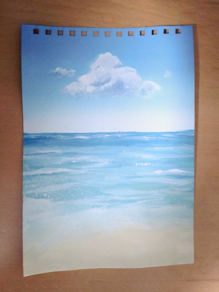 今日は先日申し込んでいた水彩画体験会に行ってきました 🖌 ̖́- 小さめ