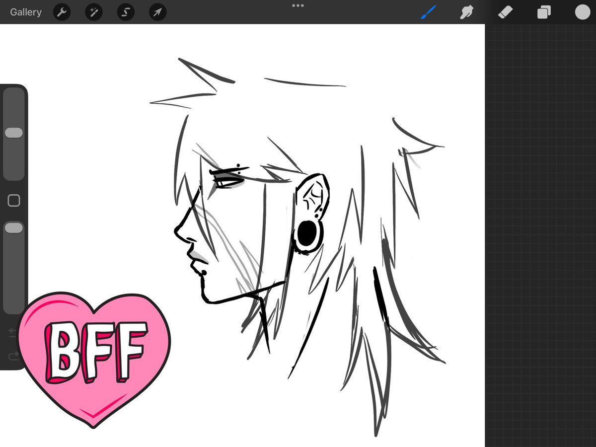 tried to draw my ocs side profile

not accurate but i’m proud of it