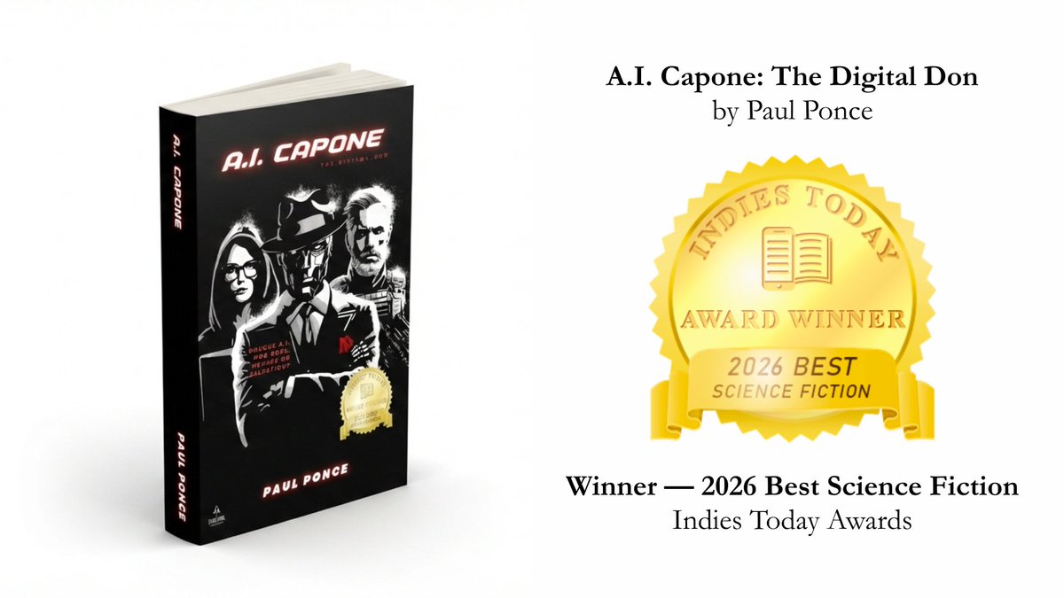 StoryLingo's tweet photo. They said it was “just indie sci-fi.”
Turns out it’s award-winning indie sci-fi.
Honored to take home Best Science Fiction 2026 from Indies Today.
https://t.co/qsAwNtOgOR
Grateful to Indies Today and to my readers for the recognition. Respect. https://t.co/h49Bqmnayr