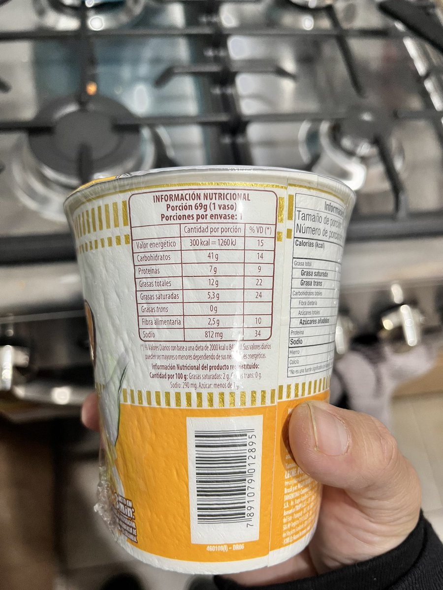 CarlosMachuca_'s tweet photo. Como que el Sodio no me cuadra en la tabla nutricional 🧐 @SERNAC https://t.co/IUNjD7WYIl
