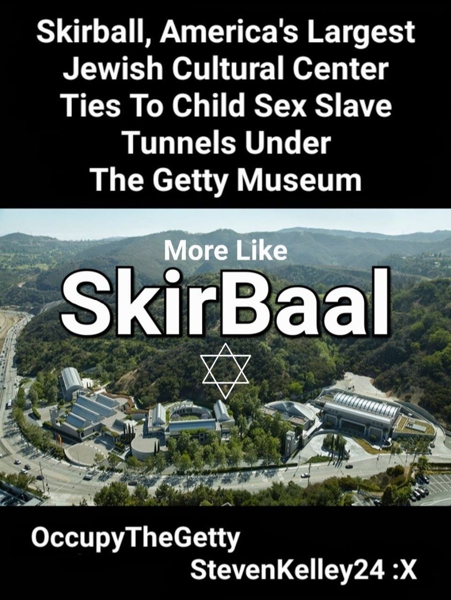 <a href="/zorbah09/">Ari Galil</a> <a href="/rdefeo62/">Ralph DeFeo</a> <a href="/Malcolm_Pal9/">𝐌𝐚𝐥𝐜𝐨𝐥𝐦</a> YOU CALL THIS HUMANITY..
<a href="/GettyMuseum/">Getty</a> <a href="/GCIConservation/">Getty Conservation Institute</a> <a href="/GettyFoundation/">Getty Foundation</a> 100,000 children consumed a YEAR in this location that leads to all other Deep Underground Military Bases.