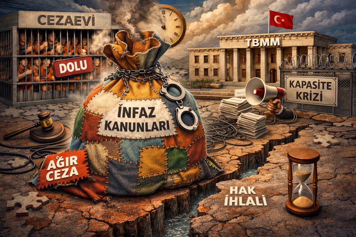 <a href="/abakingurlek/">Akın Gürlek</a> 👇
Adli mahkûma denetim ve indirim tartışmaları sürerken kapasite taşmış durumda, ertelenen infaz yetmiyor; TBMM ağır cezaları sürdürürken sistem puzzle ve halkın talebi yine rafta.
#AkınGürlek
#HSKBAŞKANI
#Adaletbakanı
#AdaletBakanlığı 
Sayın <a href="/abakingurlek/">Akın Gürlek</a>  Hayırlı olsun 🙏🏻