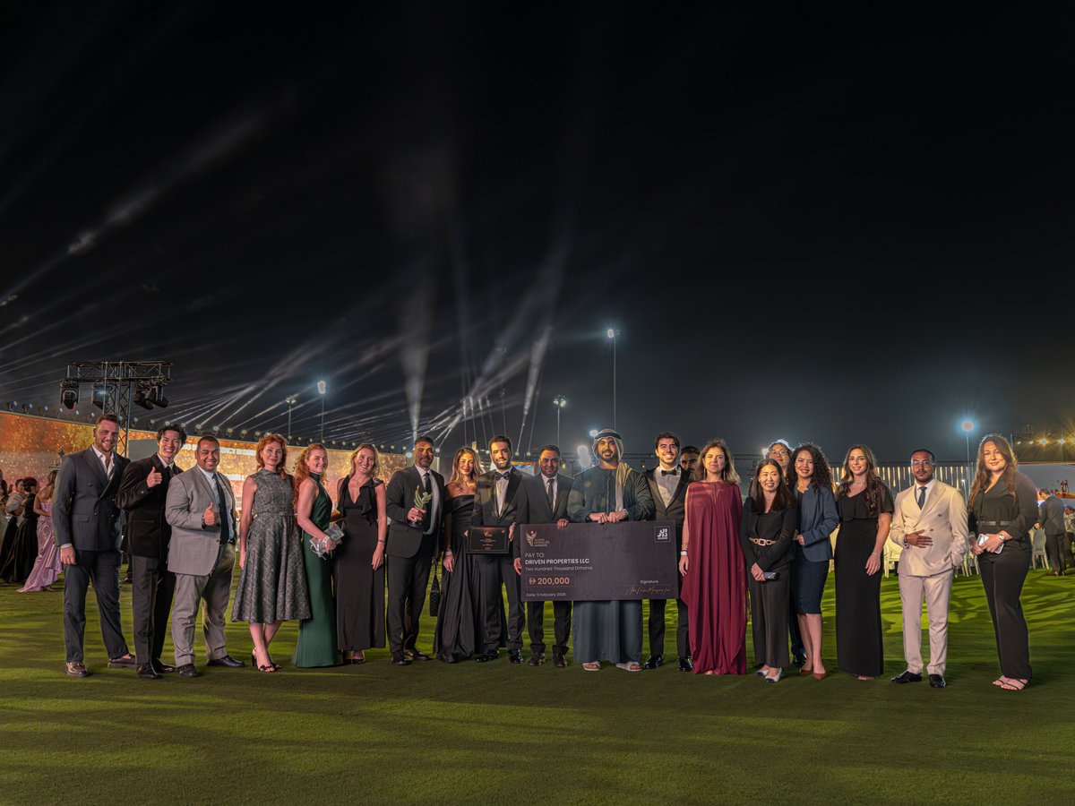 DrivenRE's tweet photo. Proud to celebrate a winning moment at the Aldar Honours Awards. Driven Properties was recognized as a Top Performing Broker Agency in Dubai.
