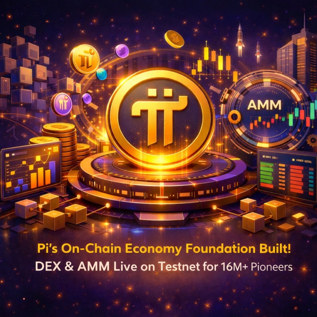 drnicolas_'s tweet photo. 💜 Pi’s On-Chain Economy Foundation is Built!

⚡ DEX & AMM are now LIVE on Testnet for 16M+ Pioneers.

This is more than an update — it’s the foundation for real utility, real transactions, and a real Web3 ecosystem. 🌐✨
🔥 The future is being built on-chain.
💰 Decentralized trading.
🔁 Automated liquidity.
🌍 Global community power.

📲 Stay updated & join the movement 
📘 Follow our Facebook Page for latest updates:
👉   https://t.co/9o0XxdQBSj

🚀💜🔁